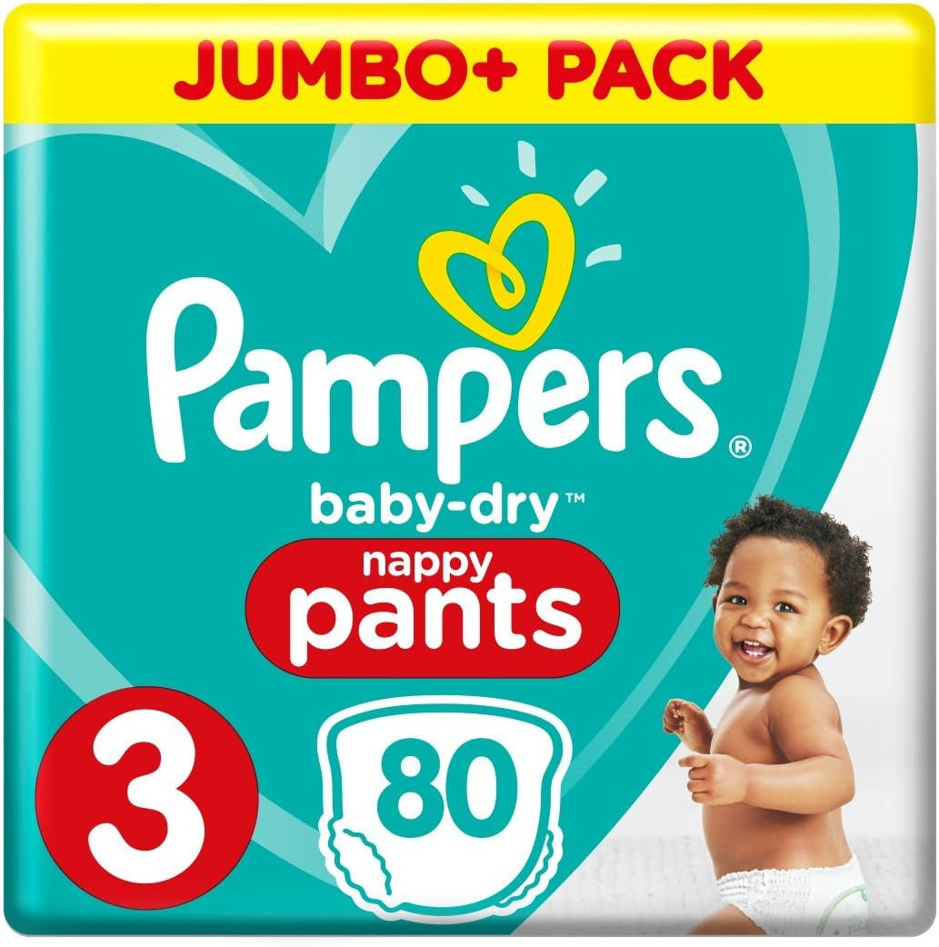 Pampers Baby-Dry diapers, size 8, 43 diapers, from 19 kg, Jumbo+ pack