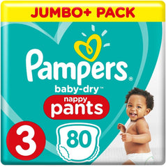 Pampers Baby-Dry diapers, size 8, 43 diapers, from 19 kg, Jumbo+ pack