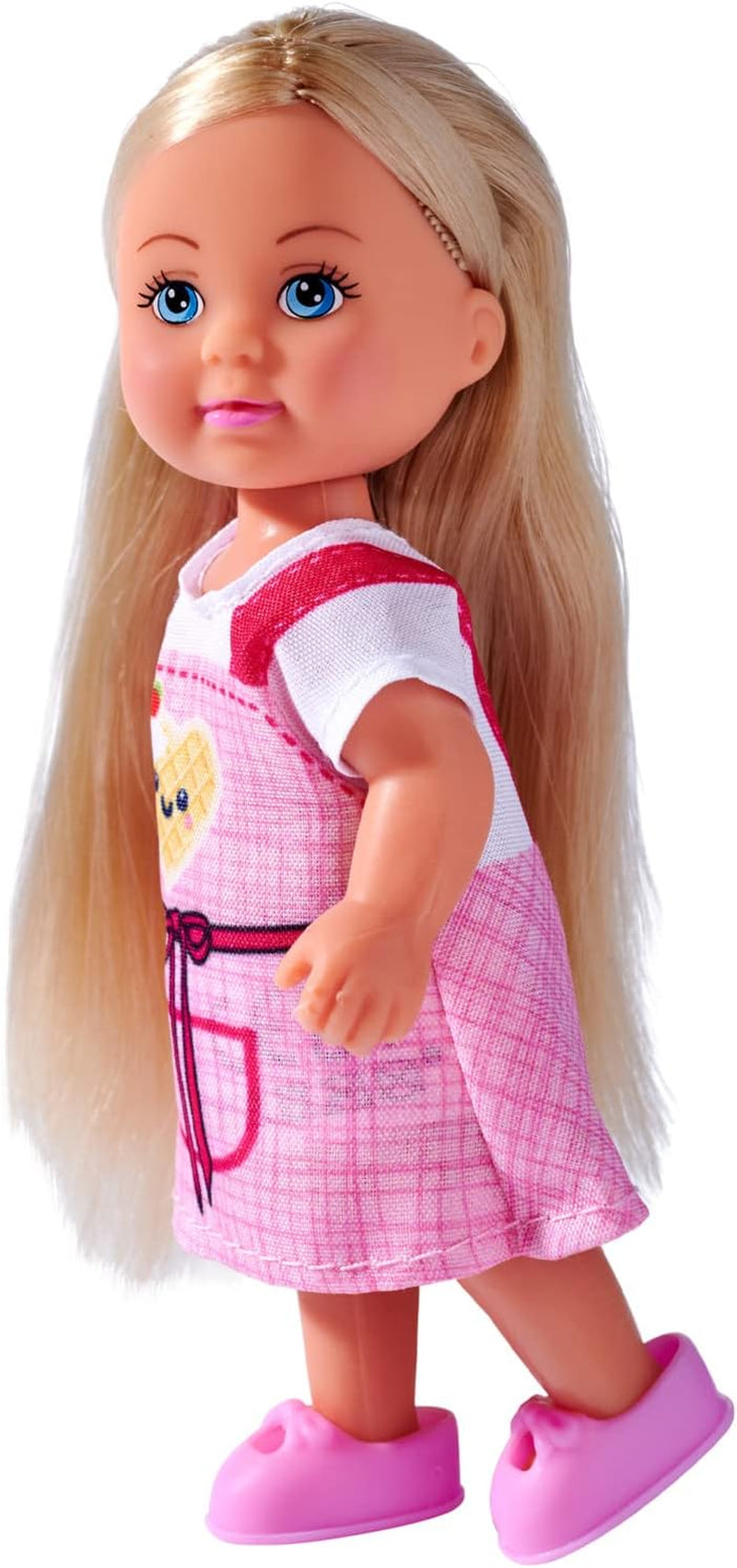 Simba 105733564 - Steffi Love Waffle, Puppe backt Waffeln mit Waffeleisen, Minipuppe 12cm, ab 3 Jahren