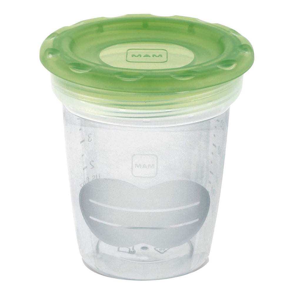 MAM Set of 5 containers for milk and food, made of plastic, without Bpa and Bps Accessories Food and Breastfeeding Bebe Naty Shop