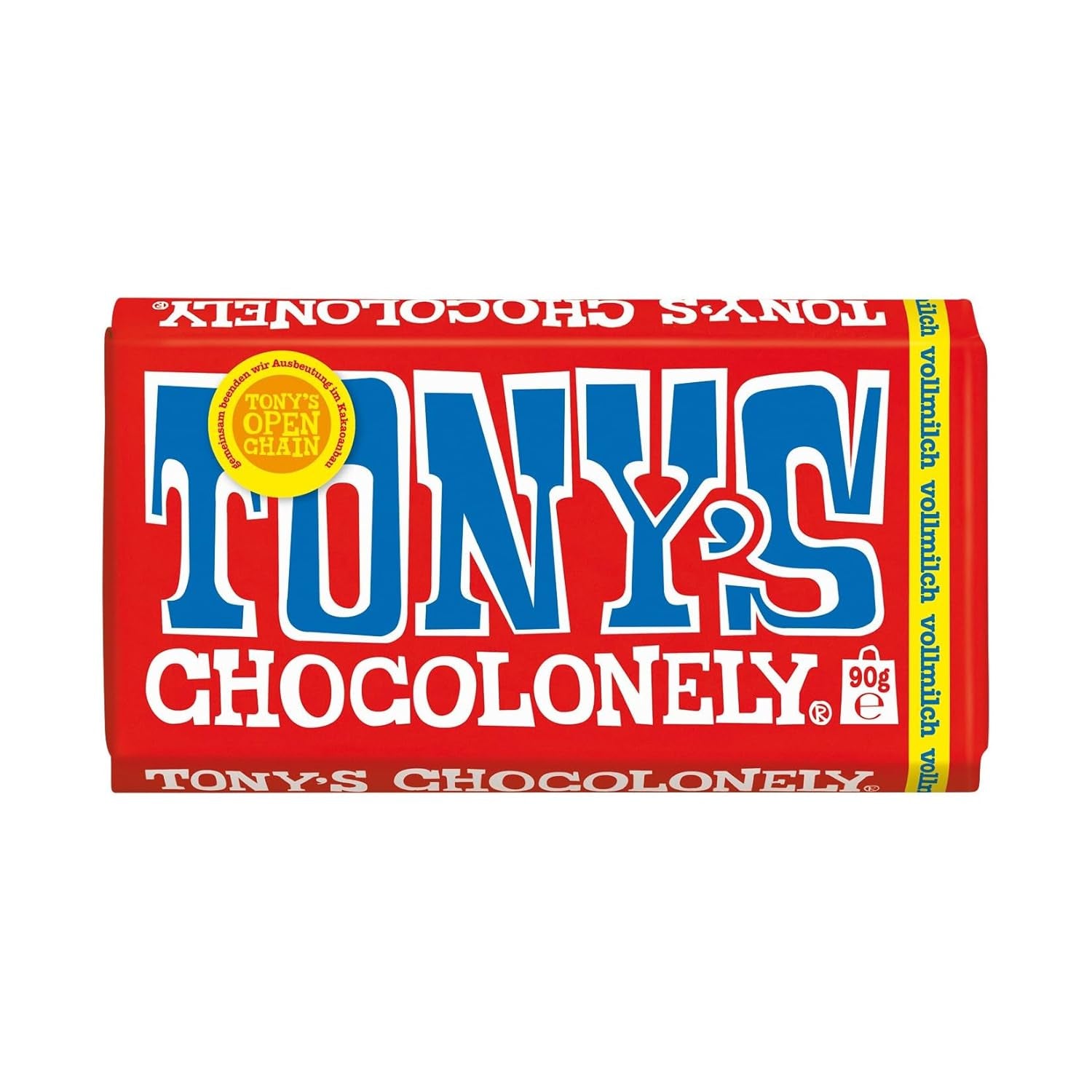 Tony's Chocolonely - Dark chocolate with almonds and sea salt 90g