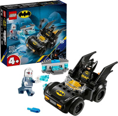 LEGO DC Batman: Batman & Batmobile Vs. Mr. Freeze - Superhero car toy with 2 minifigures - Ice shooter with fire elements - Gift for boys and girls from 4 years old 76301 Building sets Besuche den LEGO-Store Default title