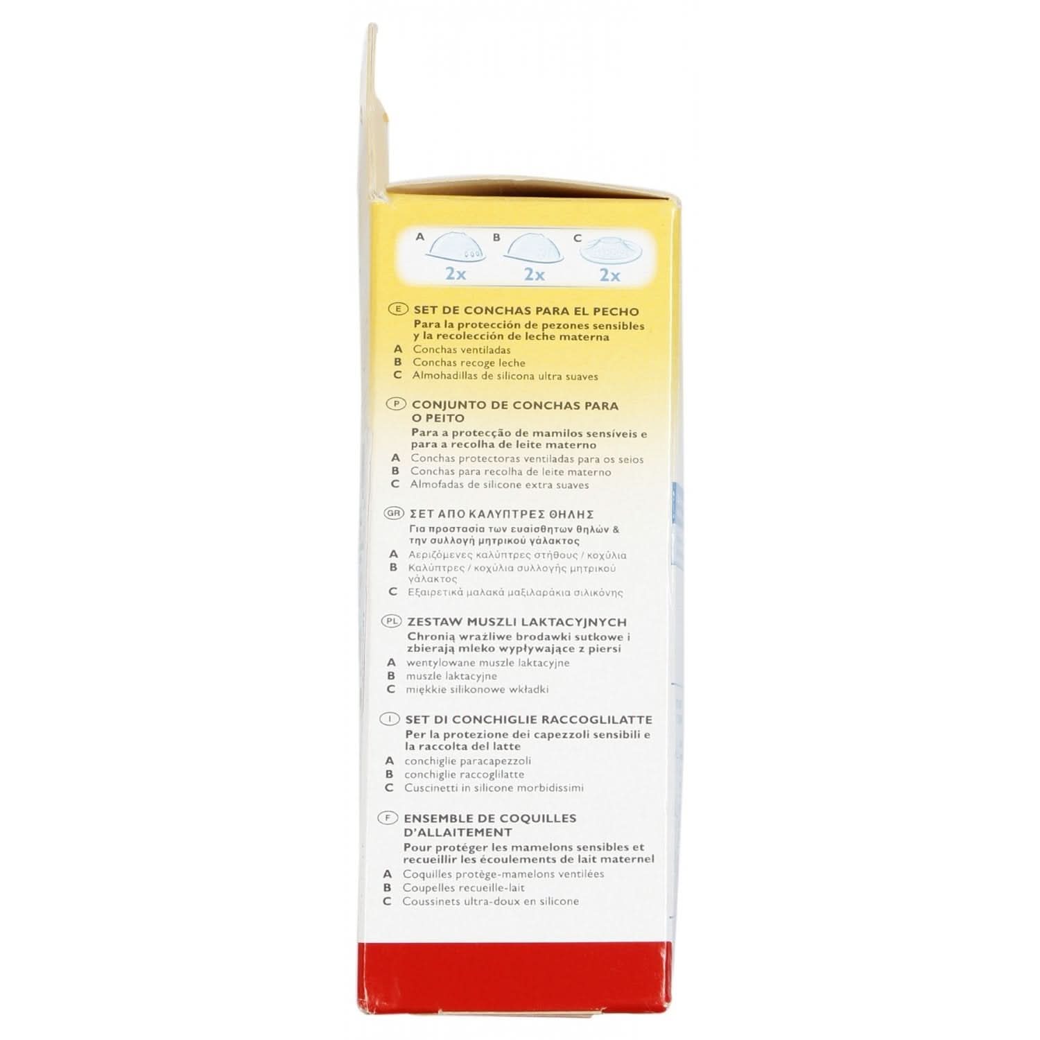 NUK Brustchalen-Set, 6-Teiliges Komplett-Set Accessories Food and Breastfeeding Bebe Naty Shop