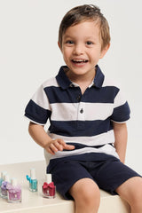 Snails 516202 Top Coat Confetti Blue Baby Nail Polish, Water Based, Washable, Safe, Vegan