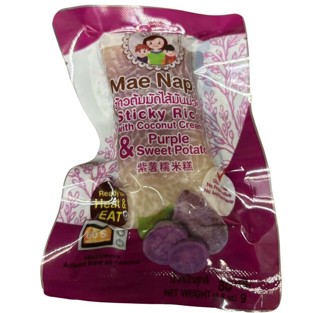 - Sticky rice with coconut and sweet potatoes - (1 x 80 g)