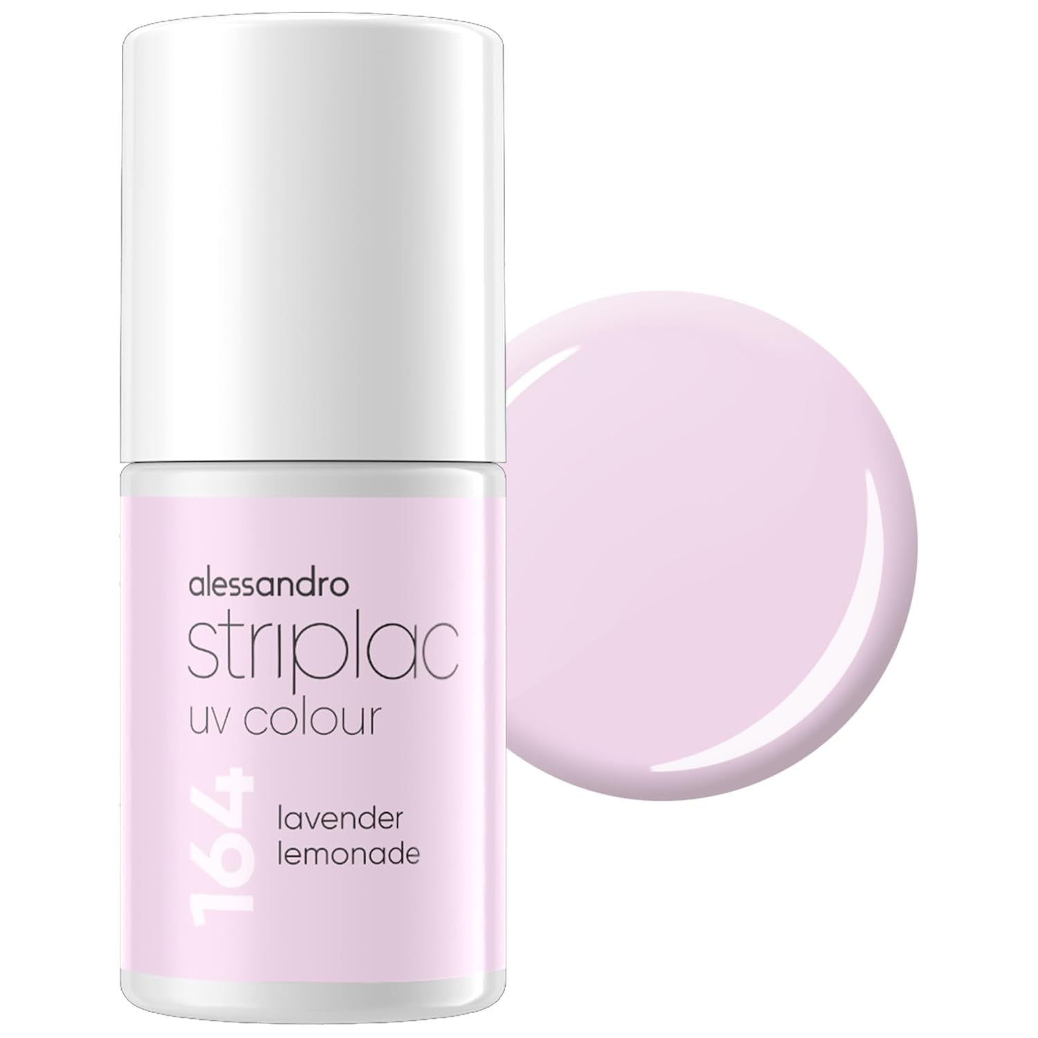 UV nail polish alessandro Striplac Lavender Lemonade – Delicate and long-lasting – Easy removal thanks to the removal technology – Vegan and cruelty-free – 8 ml
