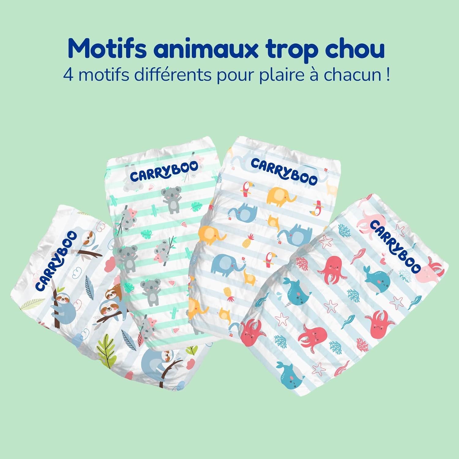 - Diaper size 4 (7 – 18 kg) – for sensitive skin – natural and very absorbent – ​​12 hour leak-proof – ohne unerwünschte Inhaltsstoffe – made in France – 132 diapers