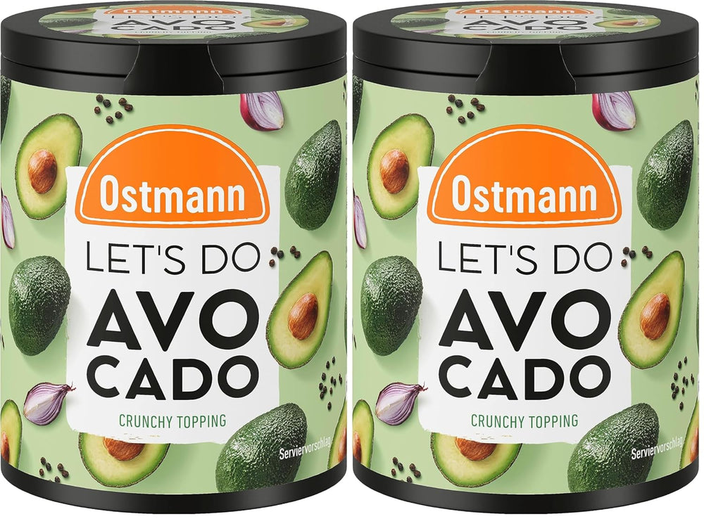 Ostmann Gewürze - Let's Do Avocado | Gewürzsalz für Avocado, Guacamole oder Bowls | Crunchy Topping mit Gewürzen, Kräutern und schwarzem Sesam | 70 g in Metalldose recyclebar