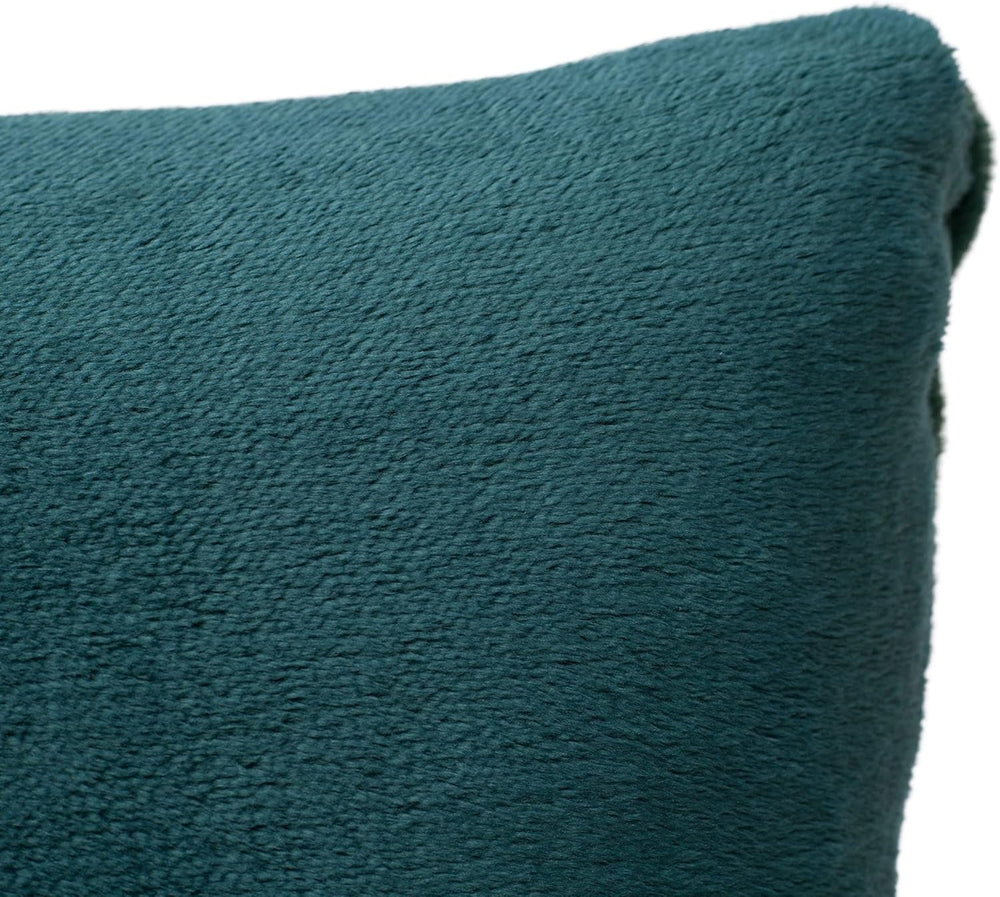 Gözze - Comfortable pillow cover, Merino Feeling, 50X50 Cm - Dark green Beds and Blankets Besuche den GÃ¶zze-Store