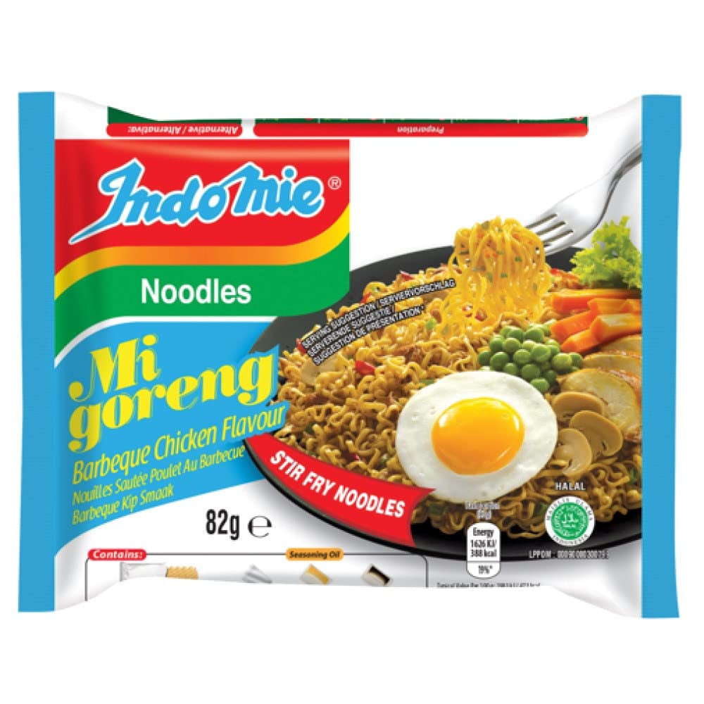 INDOMIE - Instant Mi Goreng Noodles - Multipack (40 x 80g)