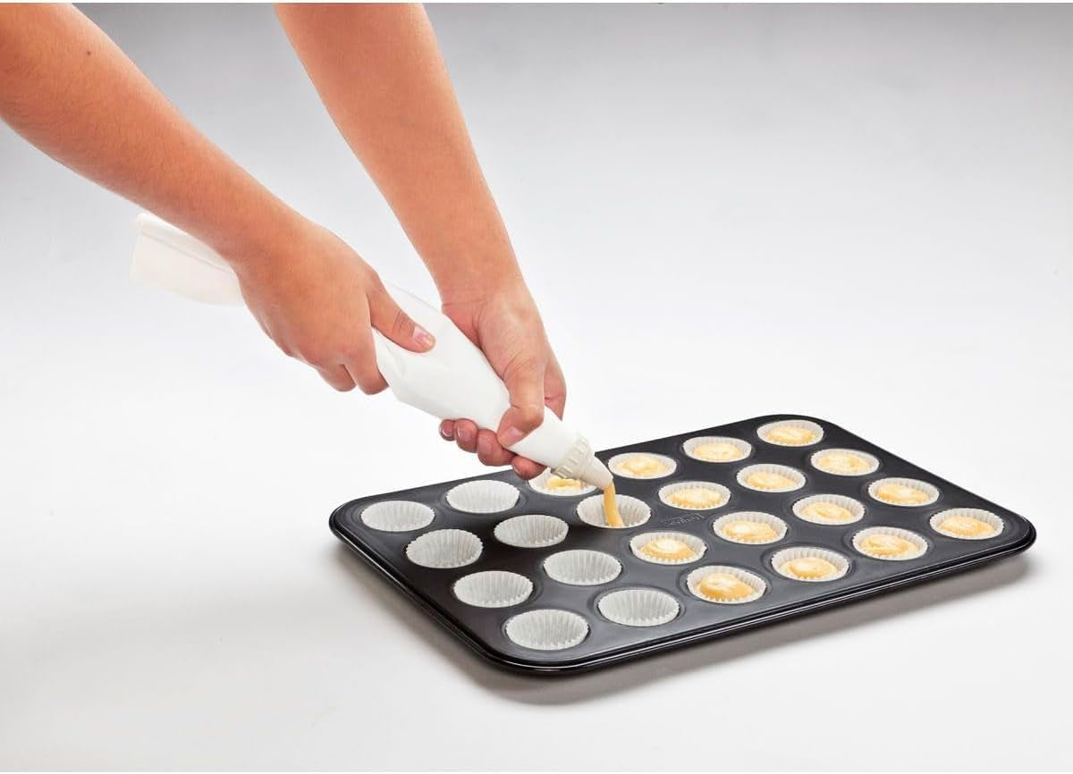 Zenker 6541 Black Metallic 24Er Mini-Muffinform – Antihaftbeschichte Für Perfekte Mini-Muffins, Ø 4.5 Cm, ​​Made in Germany Molds and baking trays Naty Shop