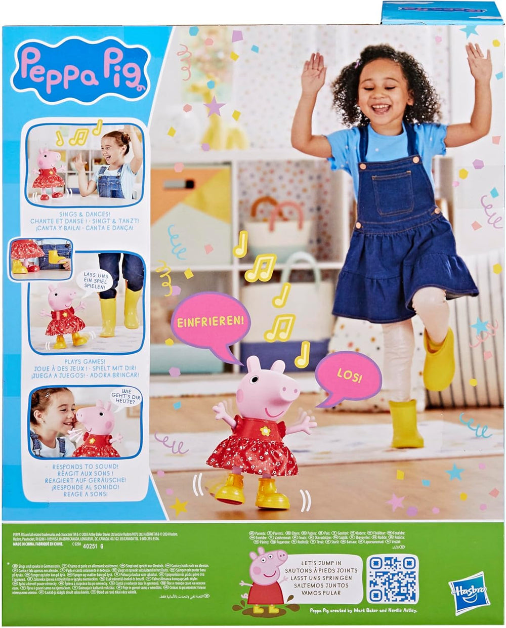 Peppa Pig Peppa'S Mud Puddle Party Doll - German Version, Pink or Pink Naty Shop Dolls