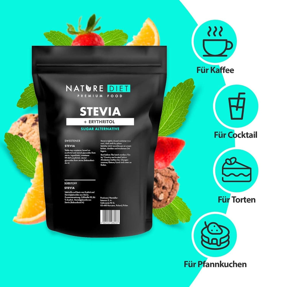 Nature Diet - Stevia Sweetener, 1 Kg Sweeteners Naty Shop