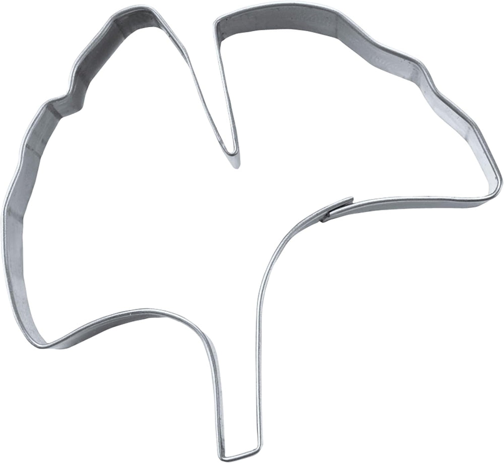Städter Ginkgo Leaf Cookie Cutter, 6,5 cm, Argintiu