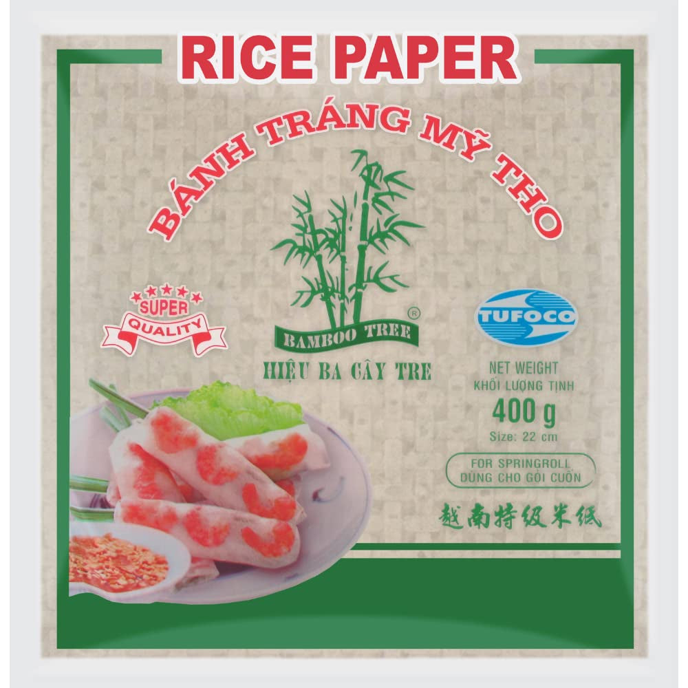 BAMBOO TREE - Rice paper 22 cm. (Summer rolls) - 1 x 400 g