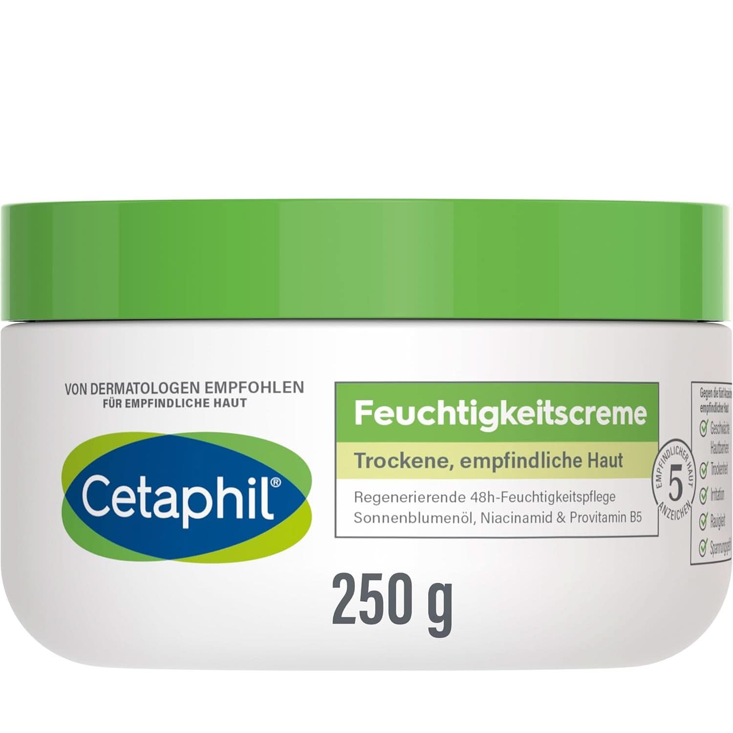 Cetaphil Cremă hidratantă pentru piele uscată, sensibilă, 85 ml Duș și baie Naty Shop 250 grame Migdale