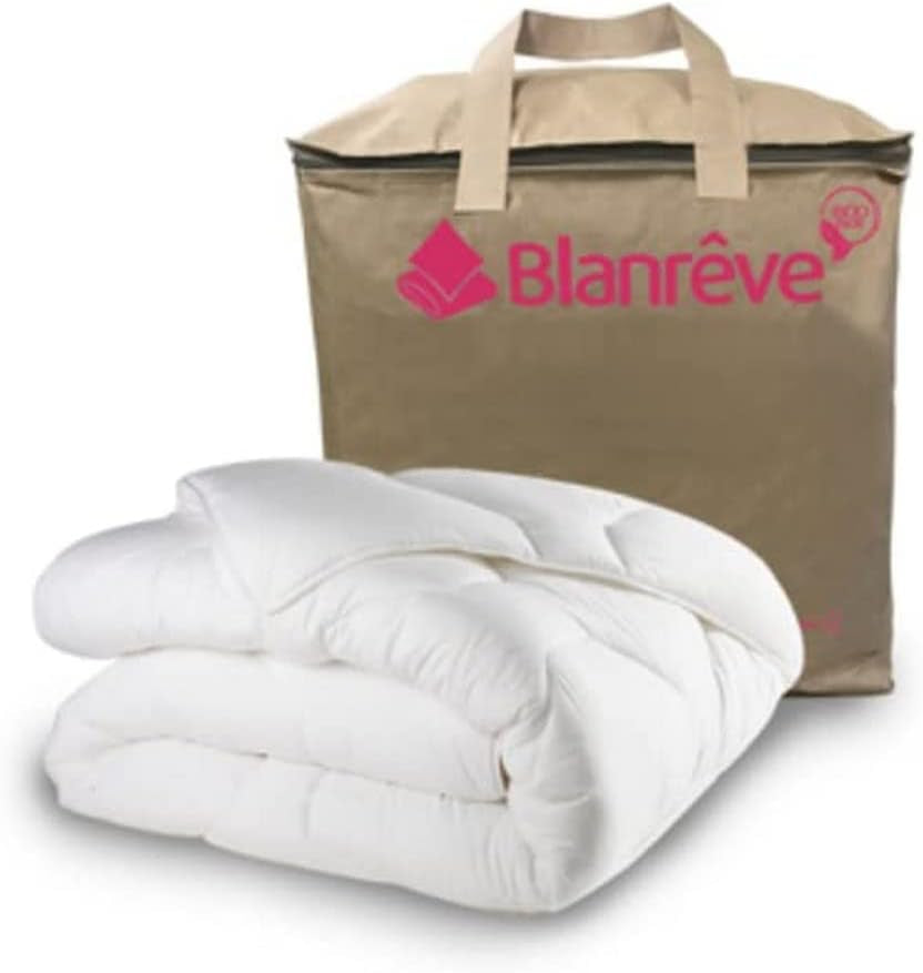 Blanrève - Duvet Aerelle Blue - Very soft - fluffy and comfortable - Single bed - Eco Responsible - Comfort fiber feels good, 140 X 200 Cm Duvets and quilts Naty Shop White 140 X 200 Cm