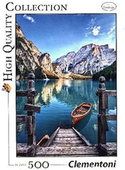 Clementoni 35039 Braies Lake - 500 Piece Puzzle from 9 Years Old, Colorful Puzzle for Adults with Bold Colors, Skill Game for the Whole Family, Nice Gift Idea Puzzle Naty Shop