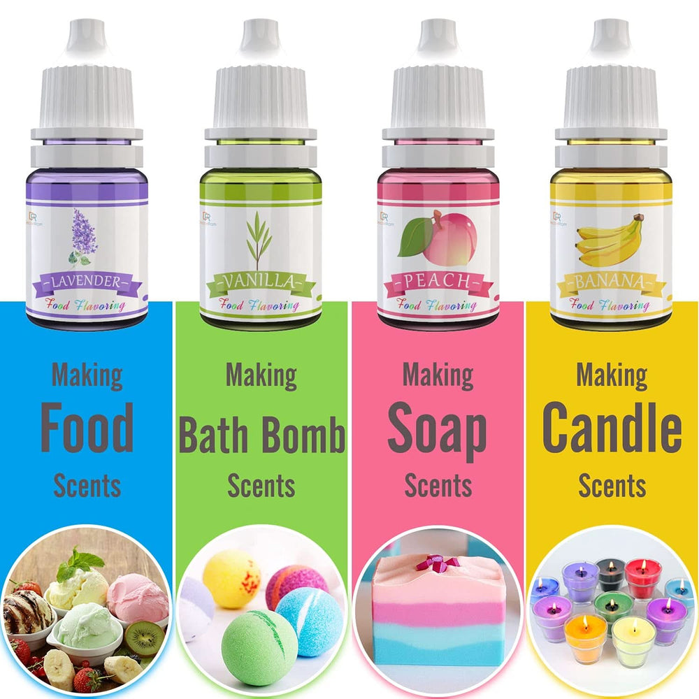 Set of 24 concentrated food flavors, 24 x 6 ml Aromas Naty Shop