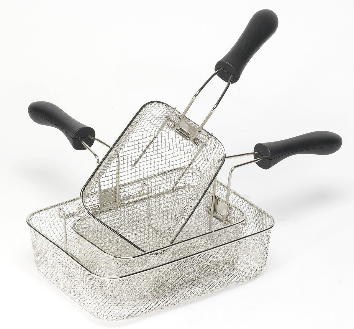 Oil fryer Bestron XL With 3 frying baskets, Including cold zone technology and removable oil container, 4 liters, 2000 W Home appliances Naty Shop