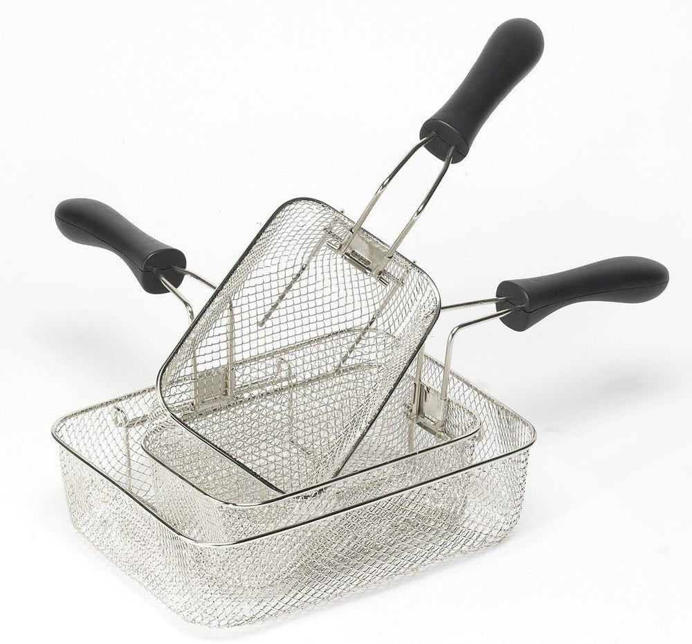 Oil fryer Bestron XL With 3 frying baskets, Including cold zone technology and removable oil container, 4 liters, 2000 W Home appliances Naty Shop