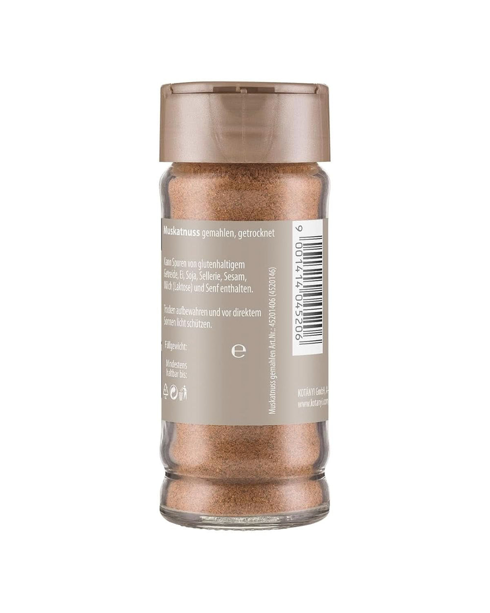KOTÁNYI Ground nutmeg - 37 grams Condiments Naty Shop