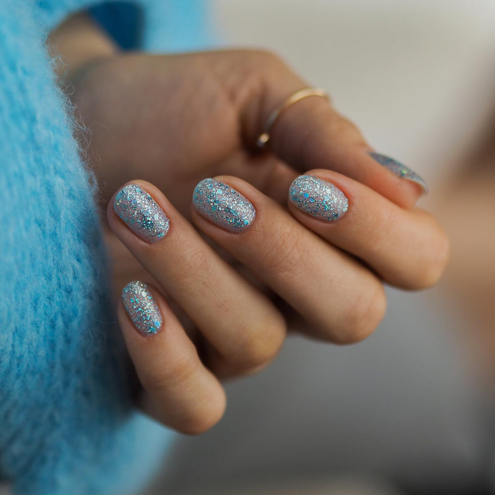 Semilac UV nail polish 610 Frosty Christmas 7 ml