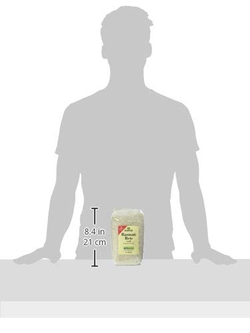 Organic Himalayan white Basmati rice, 1 kg