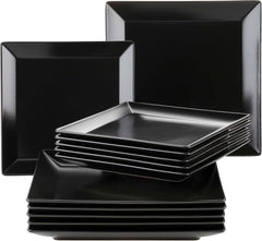 MÄSER Manhattan City, porcelain table service For 6 people, black Tableware sets Naty Shop Default Title