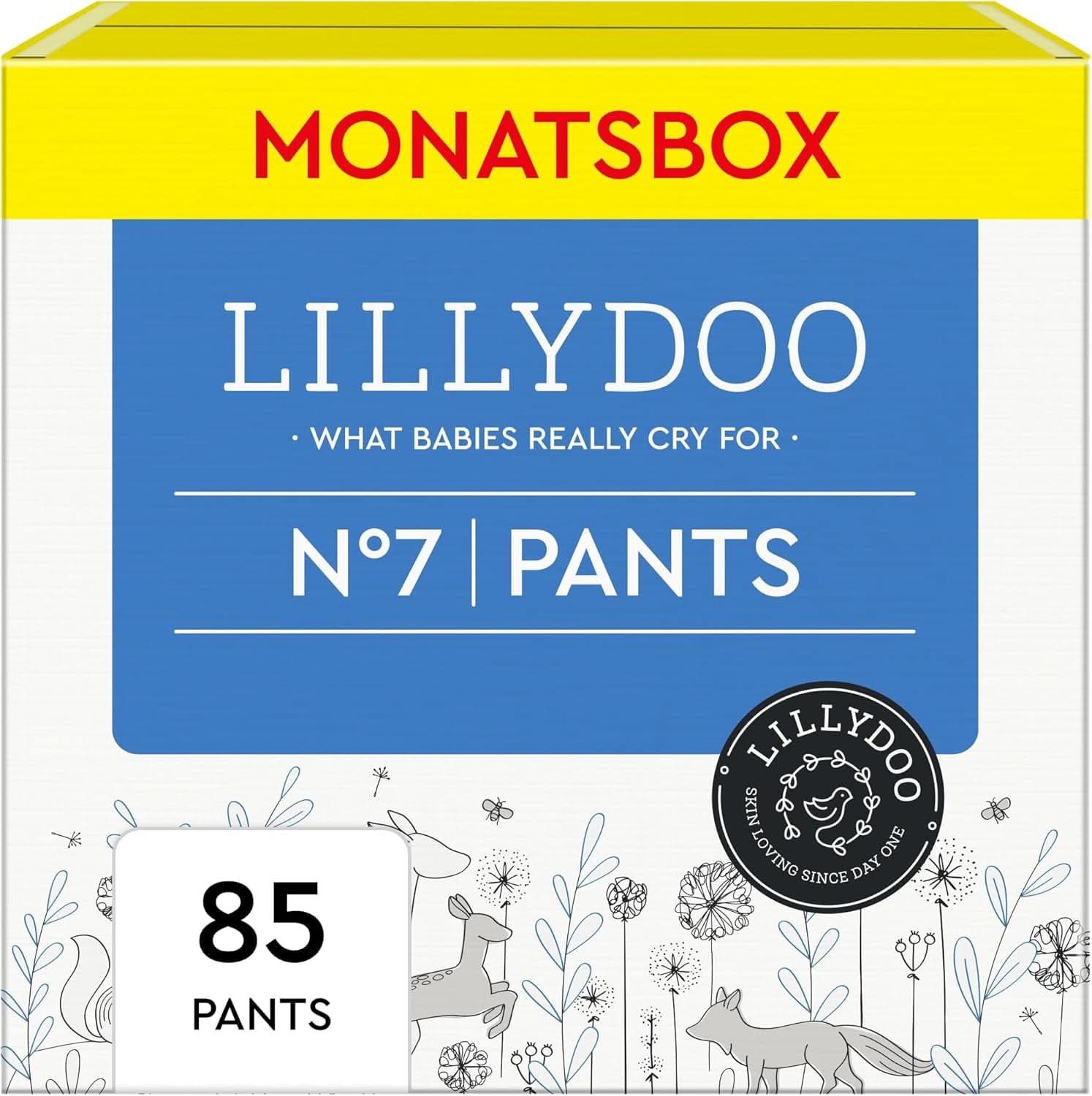 LILLYDOO skin-friendly pants, monthly box Mother and Child Naty Shop Size 7 (85 pieces)