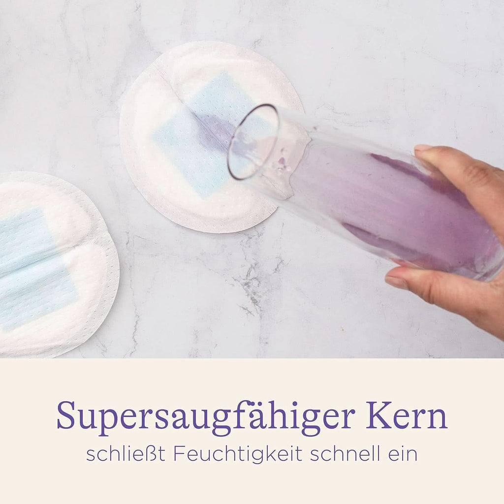Lansinoh Stilleinlagen Blue Lock, 100 Stück - Saugfähiger Kern, Komfortabel & Auslaufsicher Accesorii Hrana si Alaptare Bebe Naty Shop