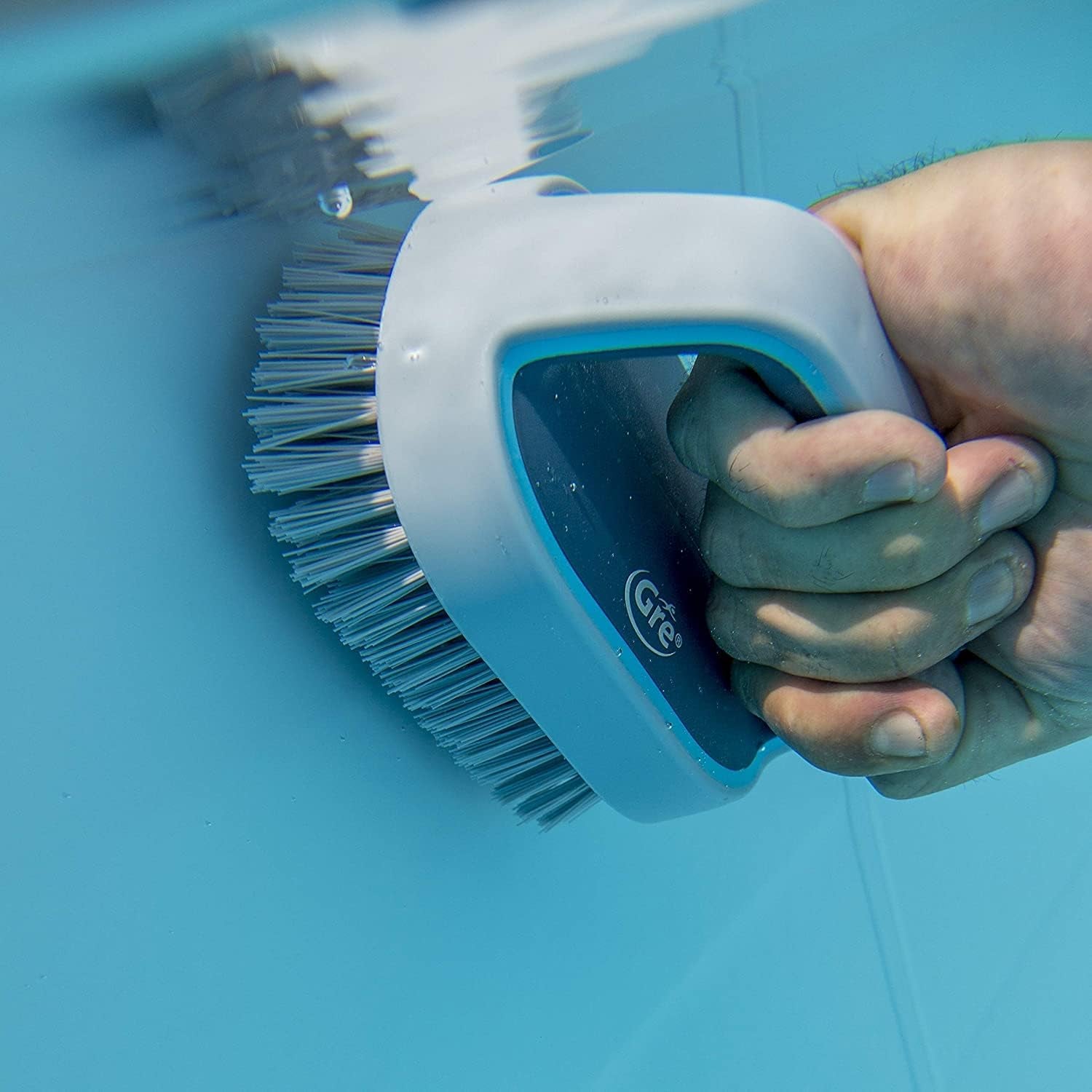Gre HBP20 - Hand brush for cleaning pools, blue
