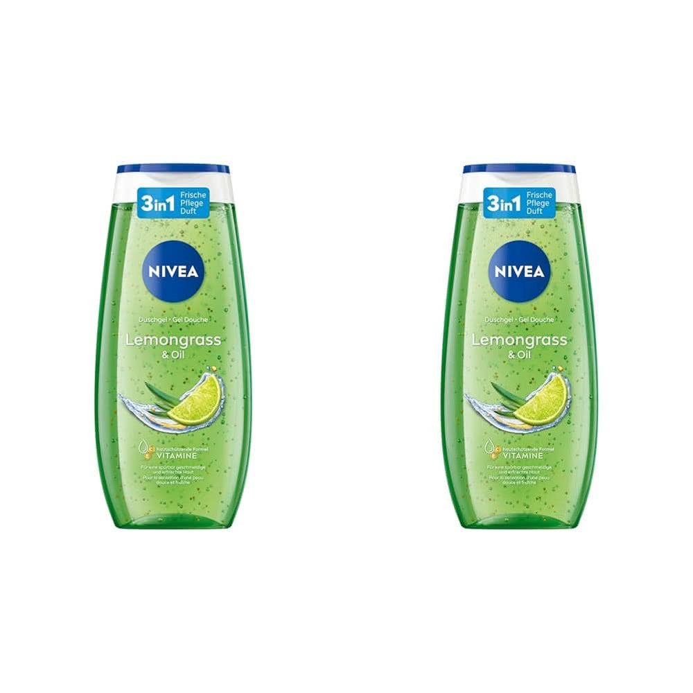 NIVEA Lemon Grass And Oil shower gel, 250 ml Shower and bath Naty Shop 2 pieces x 250 ml