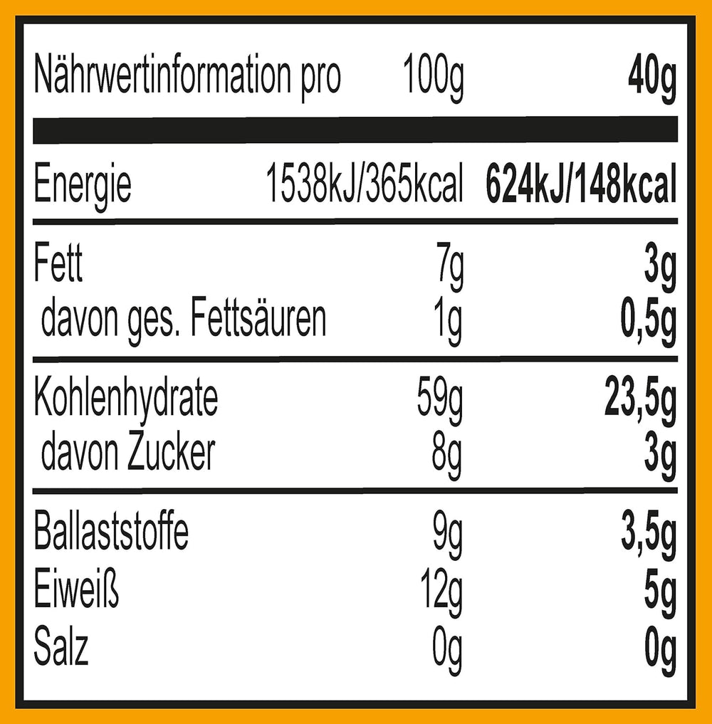 Seitenbacher Mühlen-Müsli 2 I Ohne Rosinen I Weizenfrei I Vorratspackung I (1 X 1000 G ) Cereale Naty Shop
