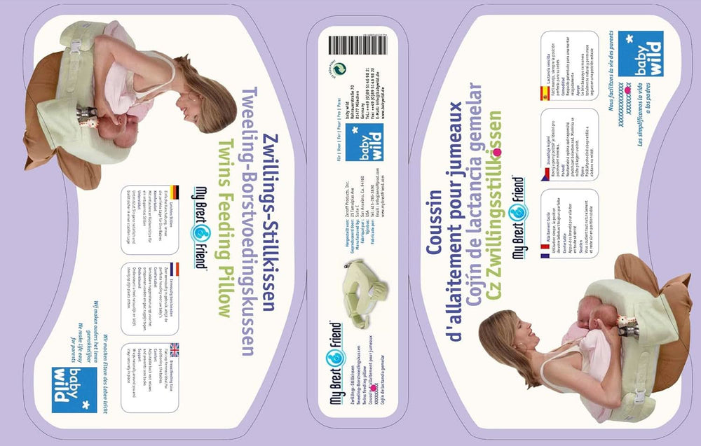 Zwilling plus nursing pillow, 1 piece Naty Shop