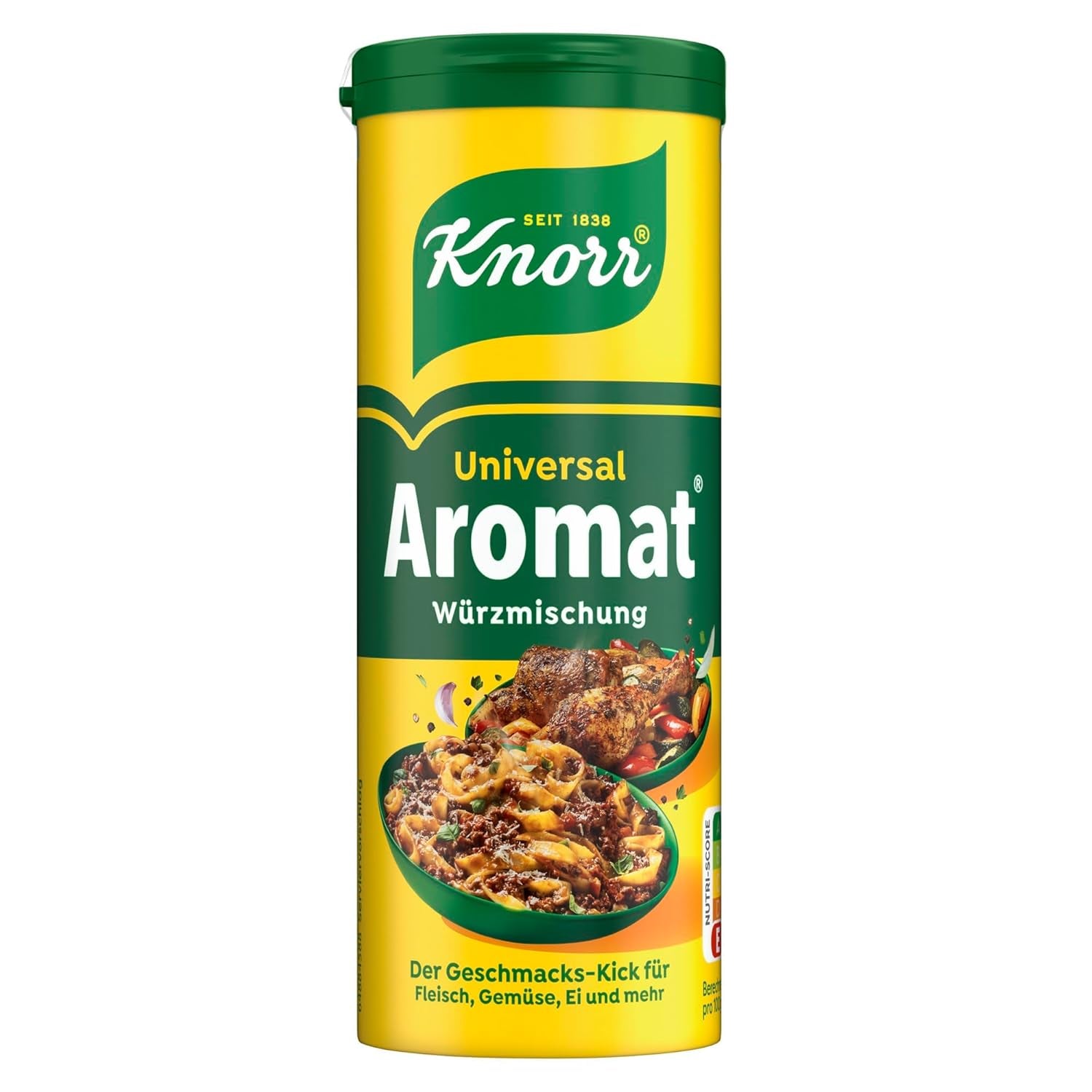 Knorr Würzmischung Universal Aromat für schnelle Gerichte zum Seasoning and seasoning of meat, vegetables, sauces and more 100 g