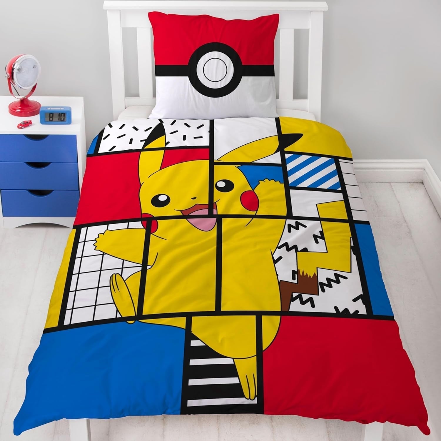 Bed linen for teenagers and children, Pikachu, 100% cotton Bed linen - children Naty Shop
