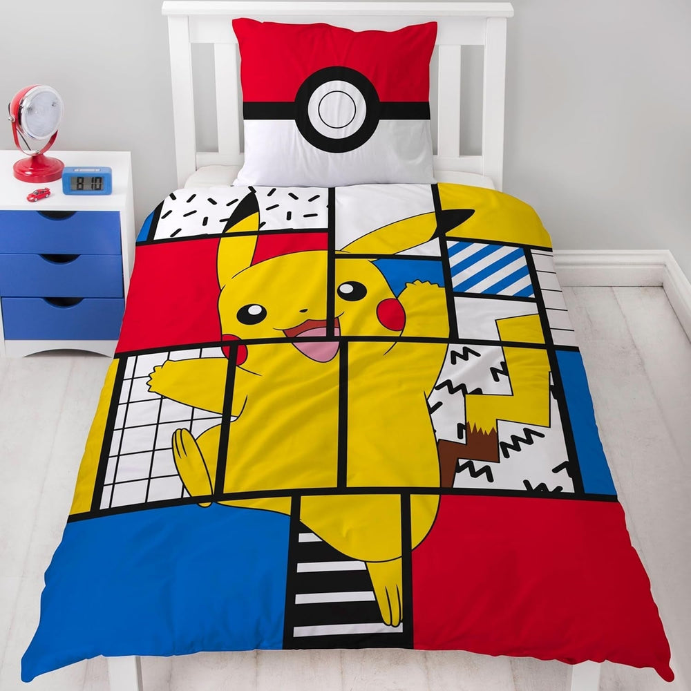 Bed linen for teenagers and children, Pikachu, 100% cotton Bed linen - children Naty Shop