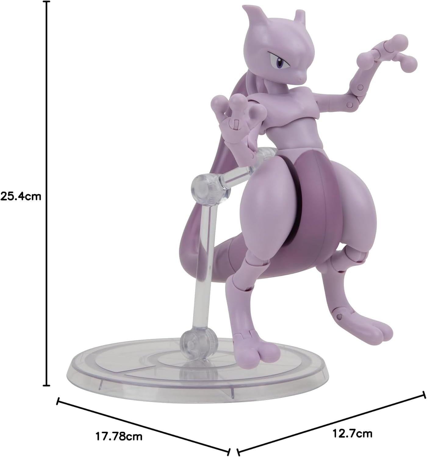 Pokémon Pkw2417-15Cm Select Figure - Mewtu Official Movable Figure Action Figures Naty Shop