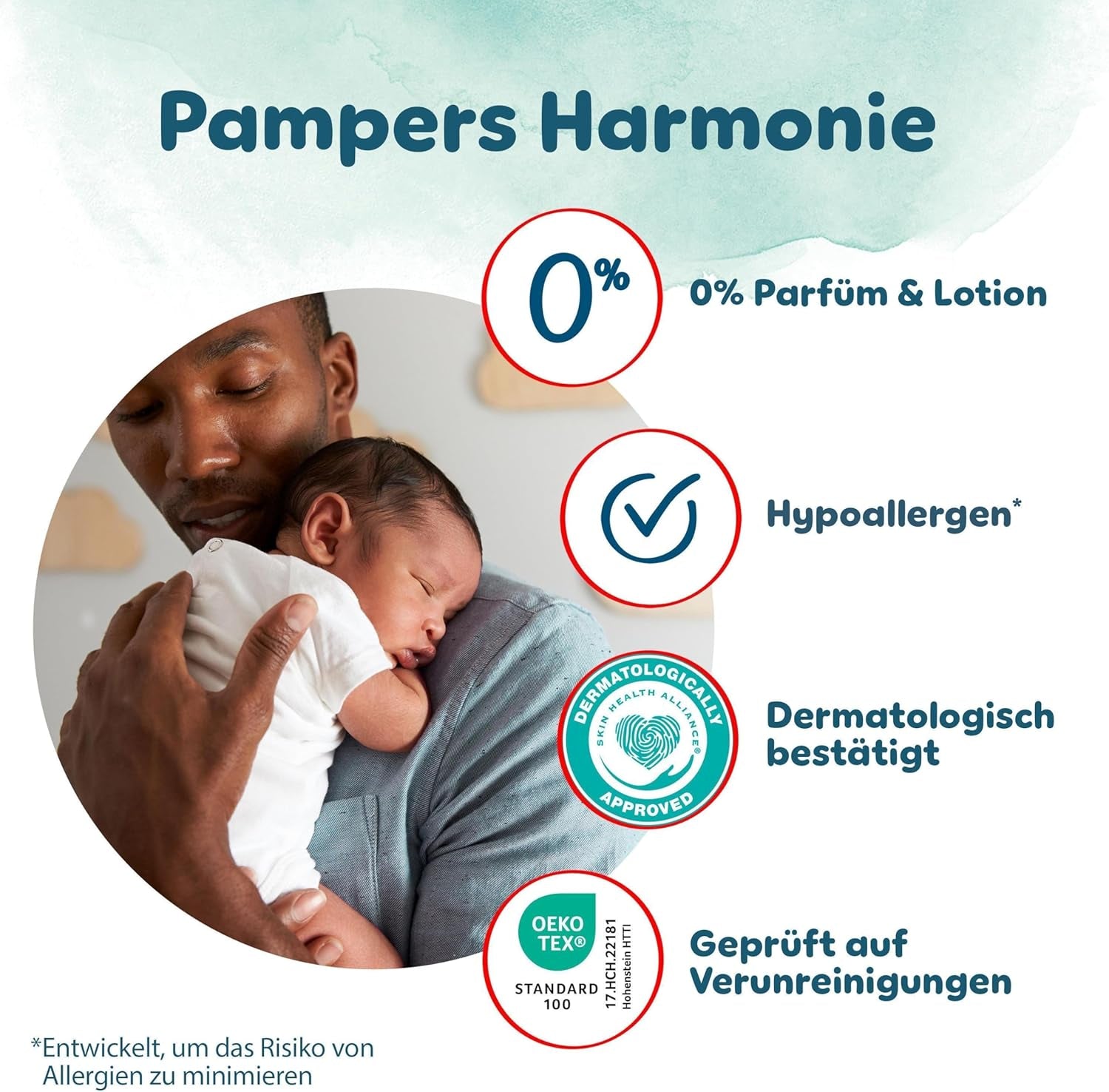 Pampers Harmony Pants Size 6 Diapers, 132 Diapers, 15kg+, Gentle Skin Protection and 360° Comfort