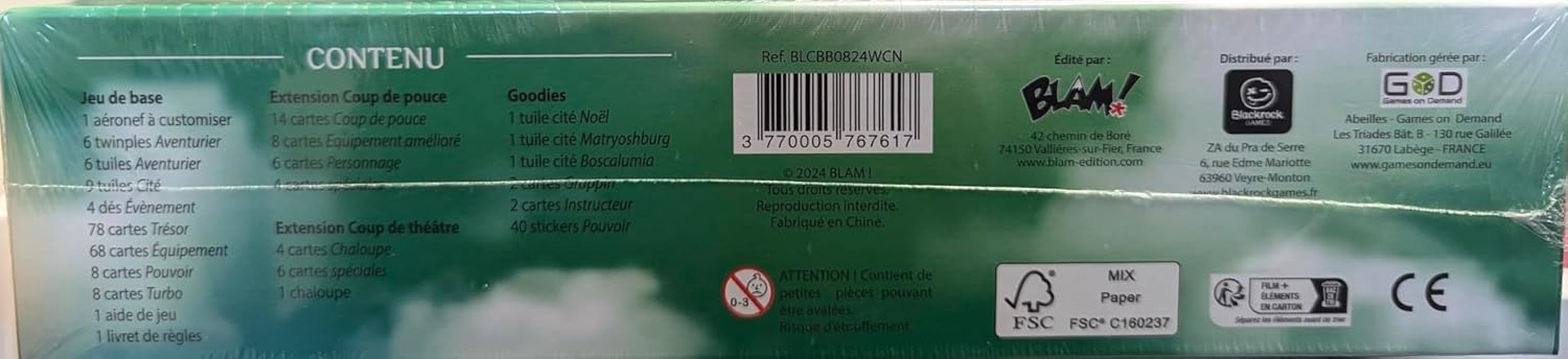Blame! Celestia Big Box • Complete Collector's Base Game + 2 Expansions Family Board Game - For 2 to 6 Players - Ages 8+ - 30 Minutes