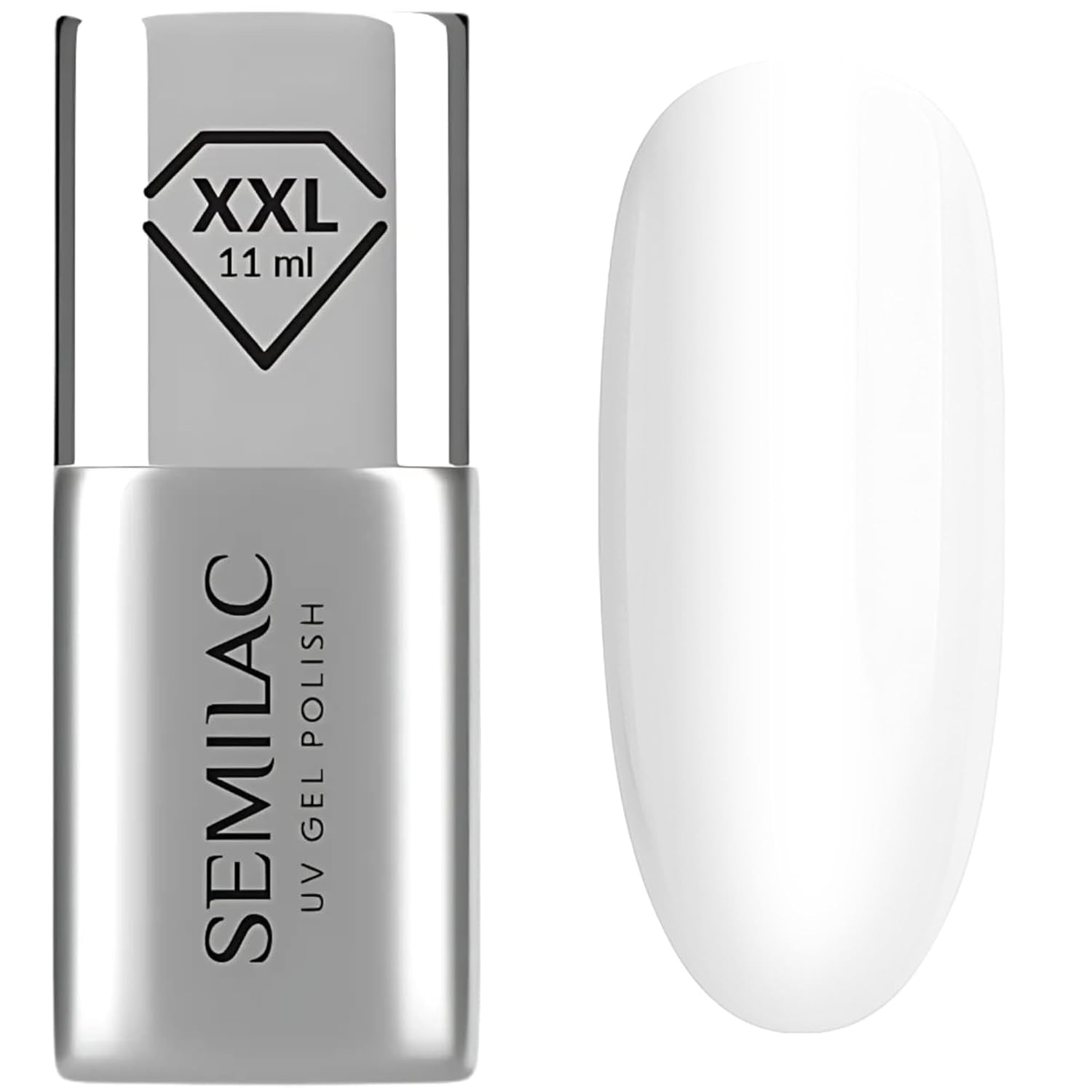 Semilac Top Coat Nail Polish 7ml, Innovative, UV/LED, Hybrid Nail Polish, Glossy Finish, Protects, Transparent
