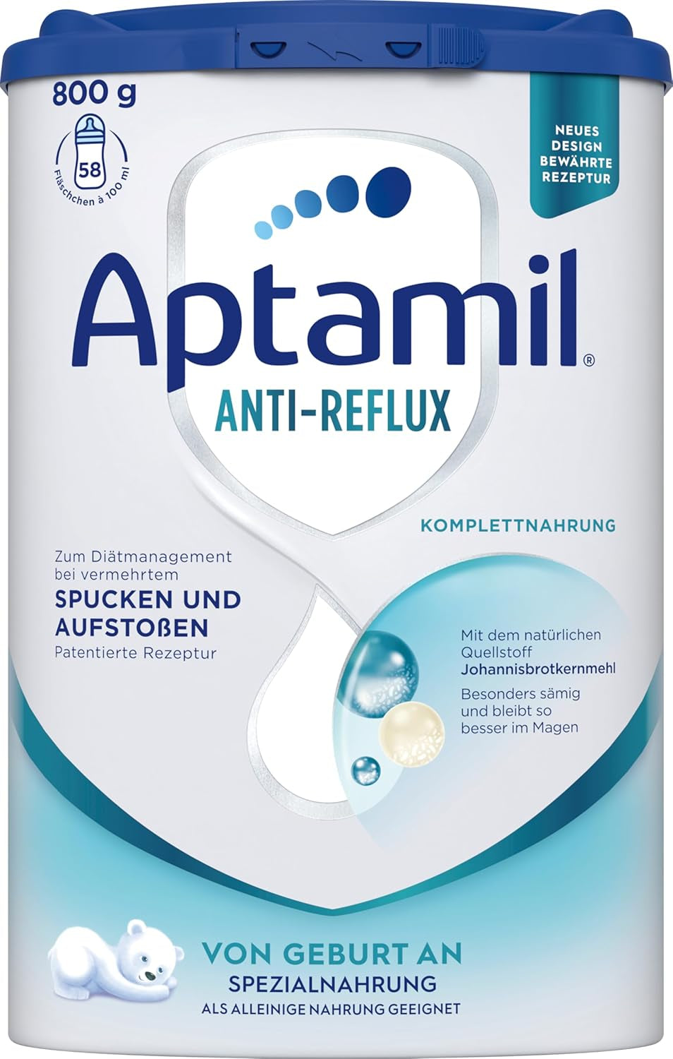 Aptamil Anti-Reflux - Complete Formula From Birth Dietary Management Vomiting & Regurgitation Baby Food Milk Powder 1 x 800g