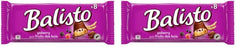 Balisto Chocolate Pack Bulk, Yoberry, Cereal & Yogurt Chocolate Bars, 8 x 18.5g, Chocolate, Muesli Bars, Chocolate Bulk Pack (148g)