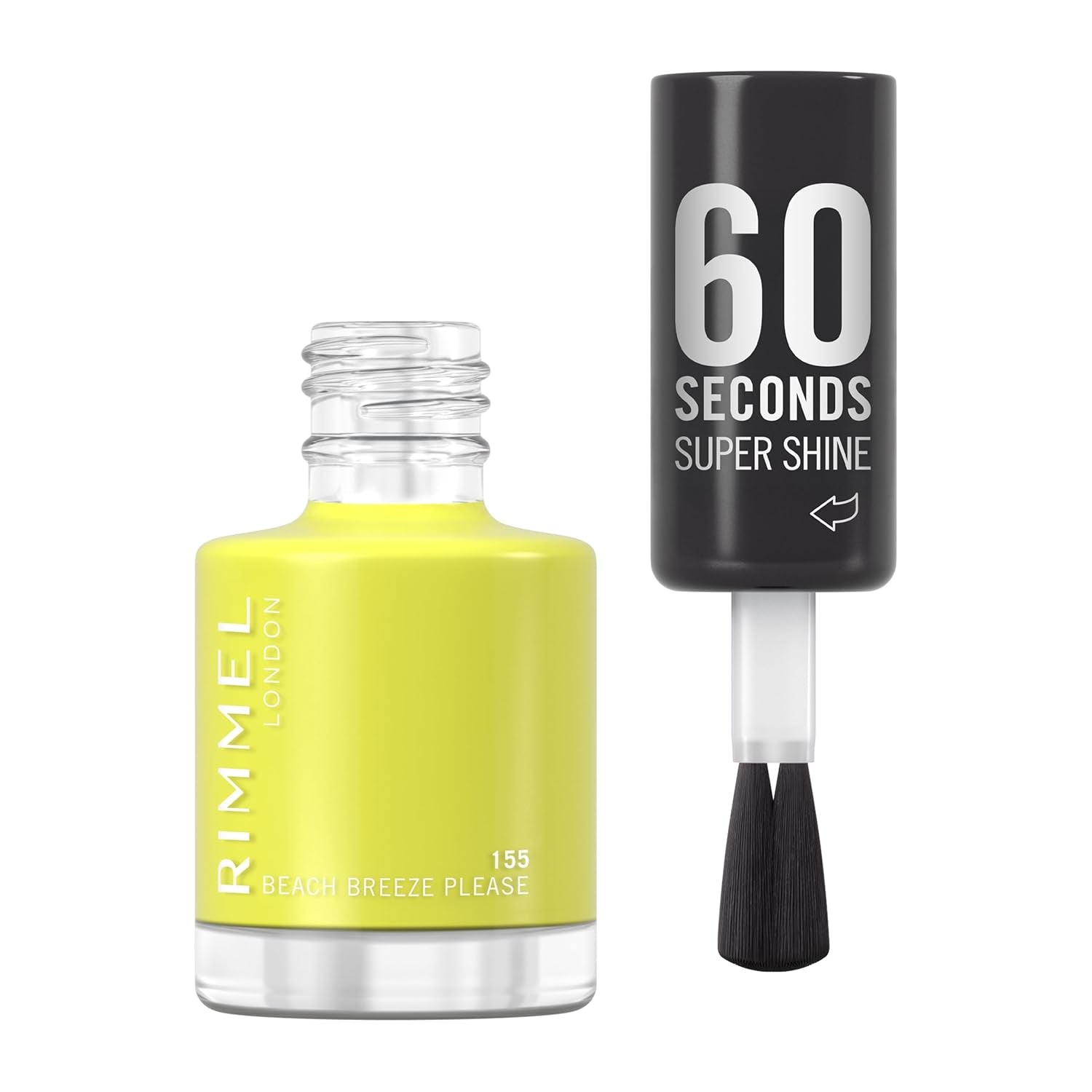 Super Shine 60 Seconds nail polish, 155 Beach Breeze Please, 8 ml
