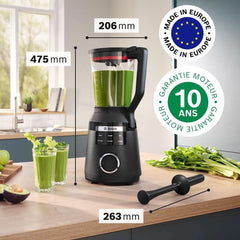 Vitapower Standmixer, Series 6, 1,800 W, 6 Programs, Prospeed Klingen, Tritan™-Krug, Schwarz, MMB6652B Kitchen Naty Shop