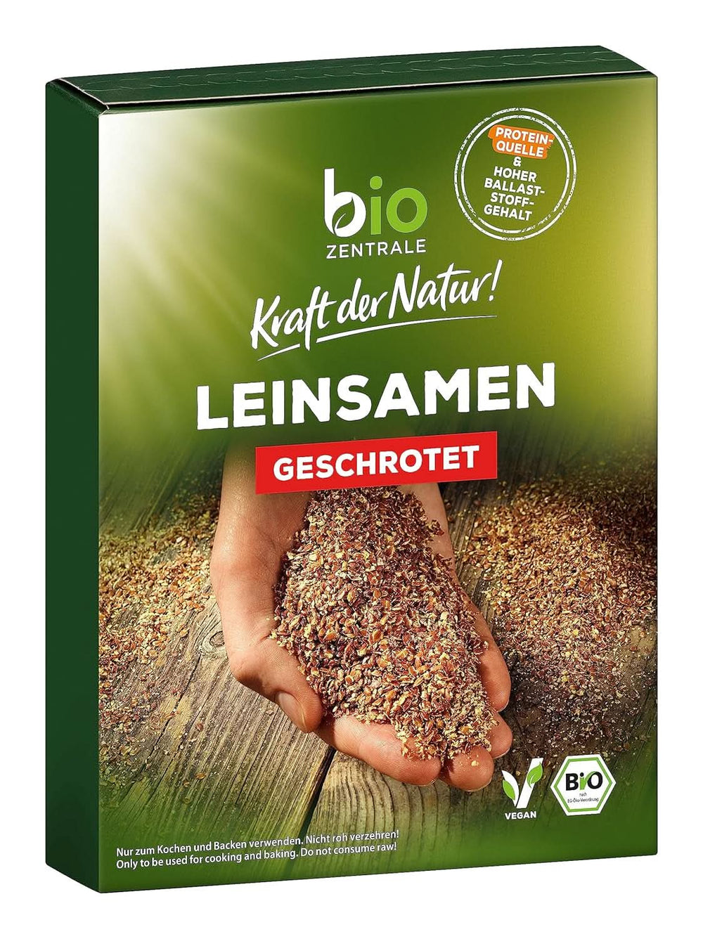 Biozentrale, bread baking mix with hemp seeds and flax seeds, organic, 500 grams Kitchen Naty Shop 200 grams Ground flax seeds