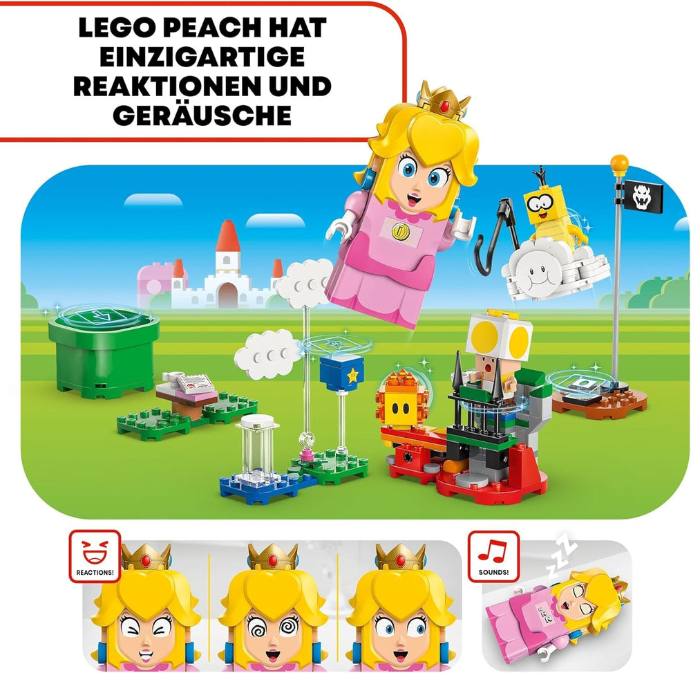 LEGO Super Mario Adventures With Interactive Peach, Children's Playset with Yellow Toad, Nintendo gift for boys, girls and all players from 6 years 71441 Building sets Besuche den LEGO-Store