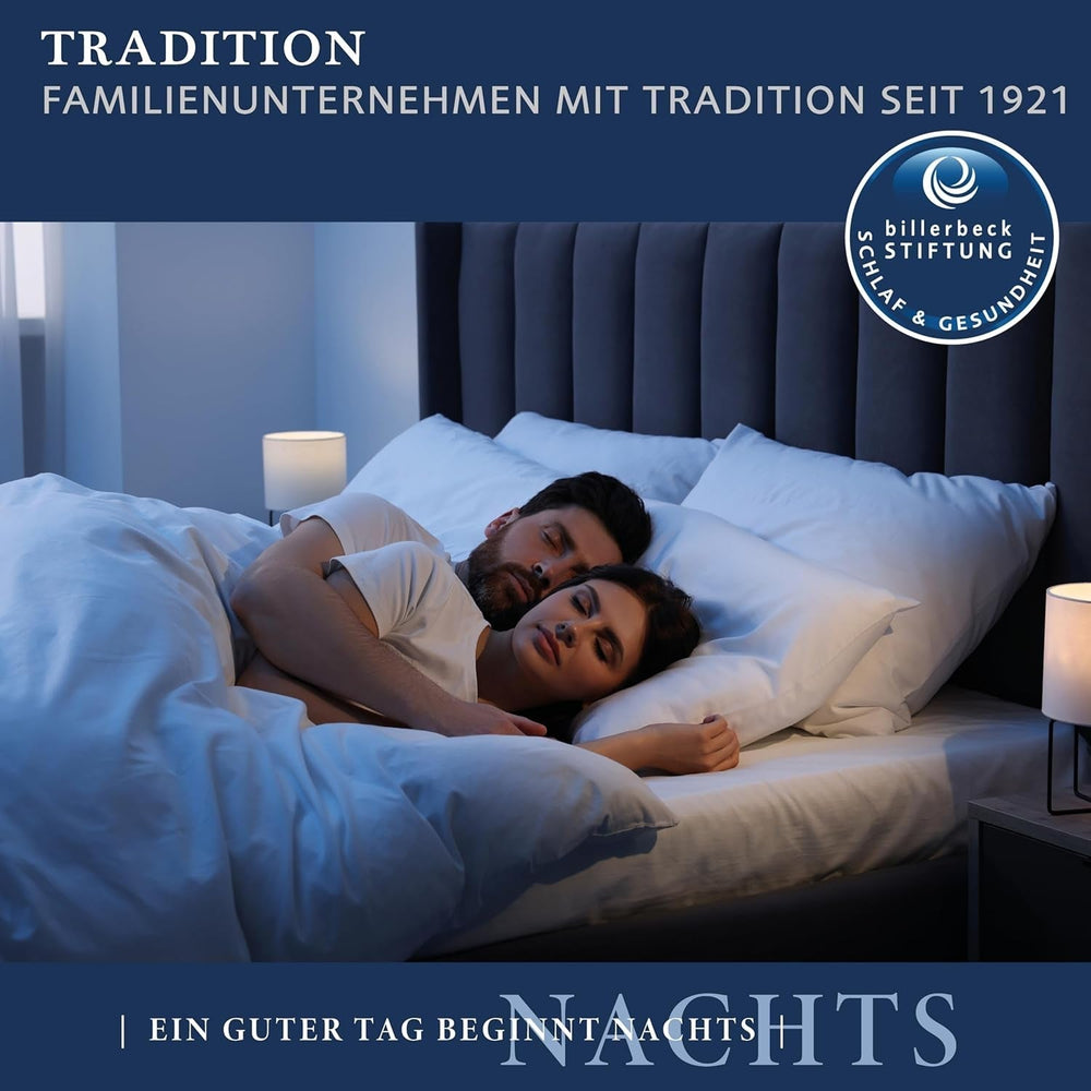 Billerbeck E45 Bamboo quilt - summer quilt - 135 X 200 Cm - cotton quilt, cooling quilt - with bamboo filling, light summer (Sl) Quilts and quilts Naty Shop