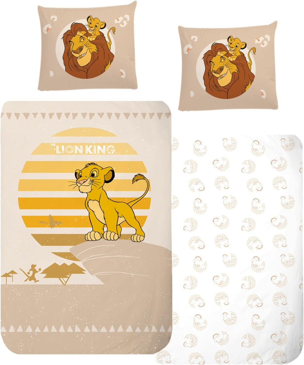 Bed linen for children, various animated characters, 100% cotton Bed linen - children Naty Shop The Lion King
